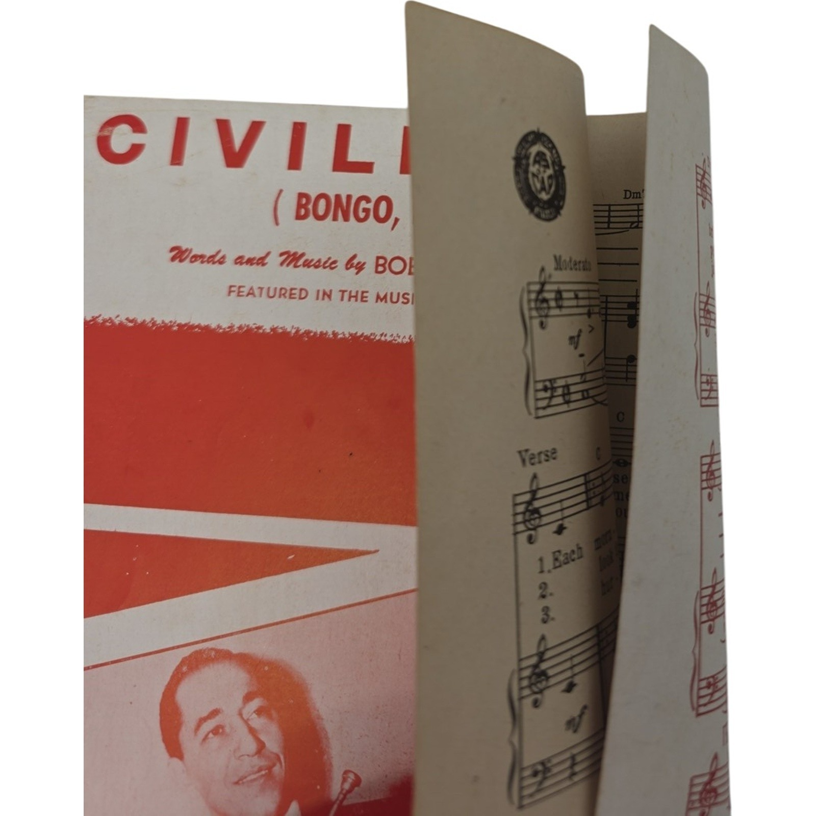 1947 Vintage Sheet Music Civilization Bongo Bongo Bongo Hillard Sigman