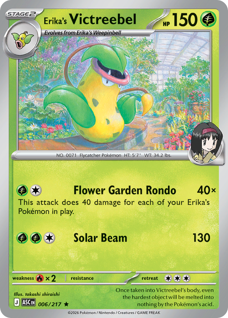 Erika's Victreebel 6/217 Ascended Heroes