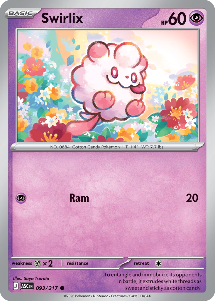 Swirlix 93/217 Ascended Heroes