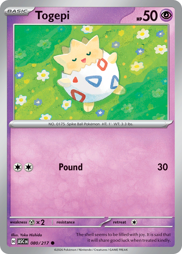 Togepi 80/217 Ascended Heroes