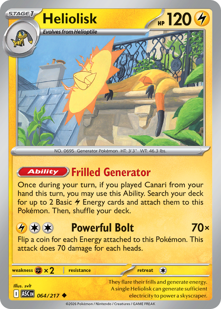 Heliolisk 64/217 Ascended Heroes