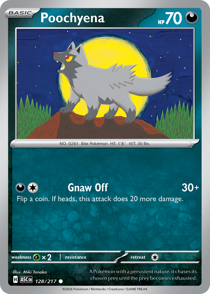 Poochyena 128/217 Ascended Heroes