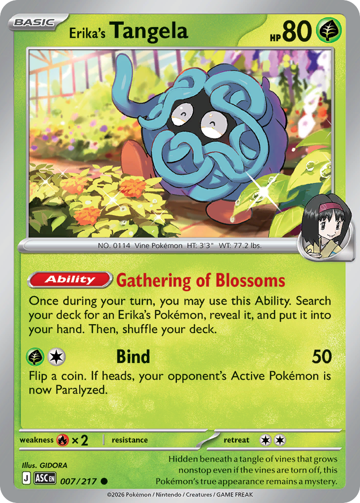 Erika's Tangela 7/217 Ascended Heroes