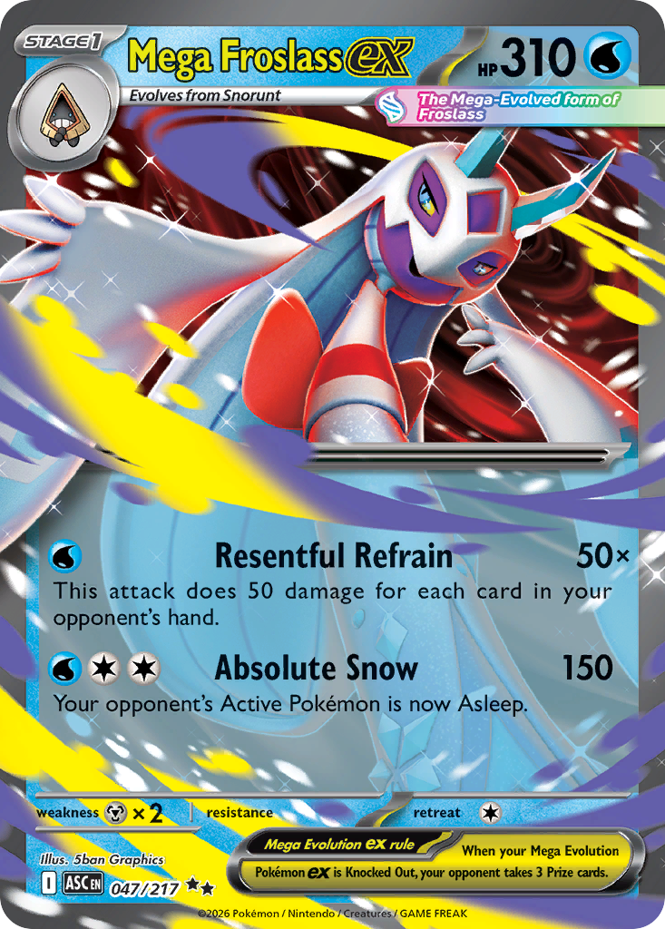 Mega Froslass ex 47/217 Ascended Heroes