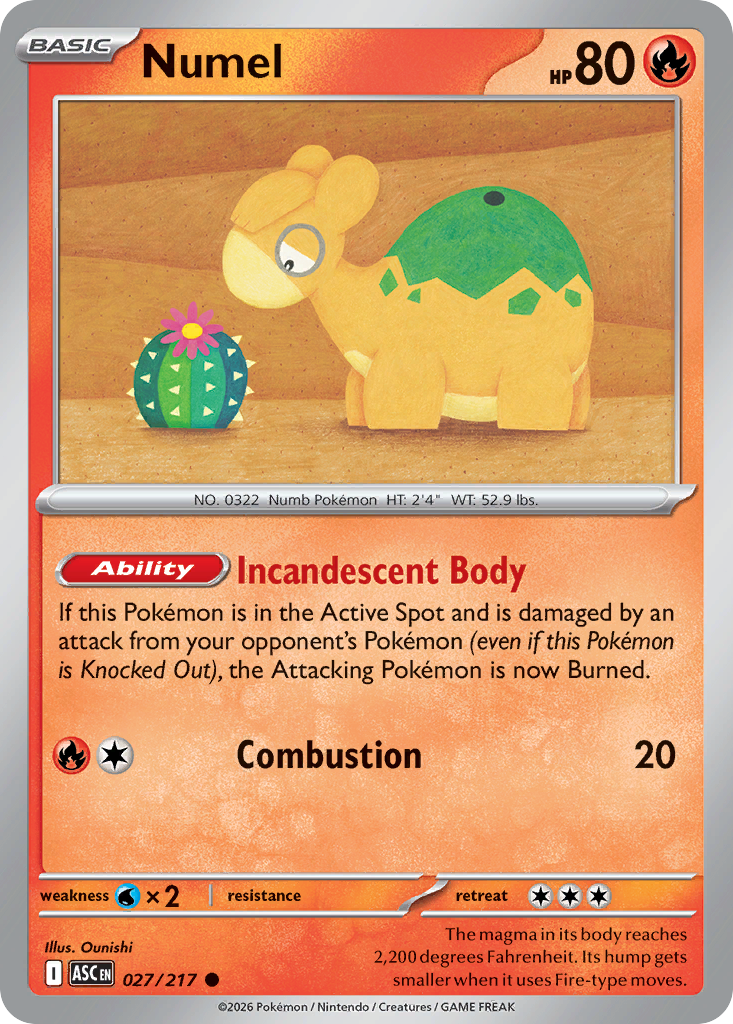 Numel 27/217 Ascended Heroes