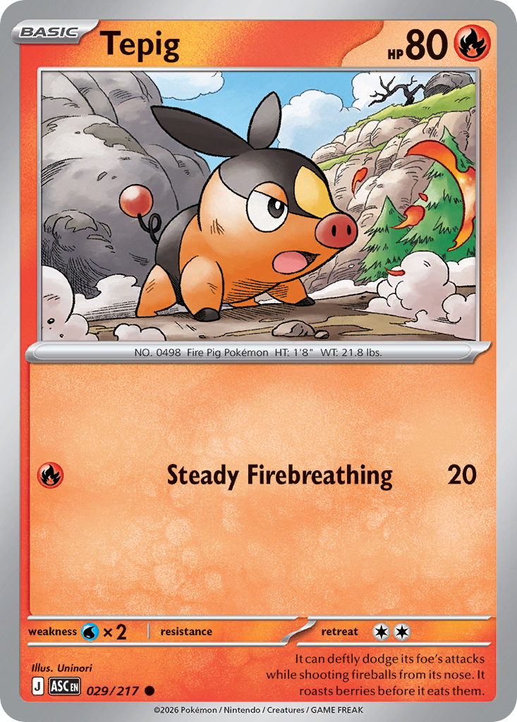 Tepig 29/217 Ascended Heroes