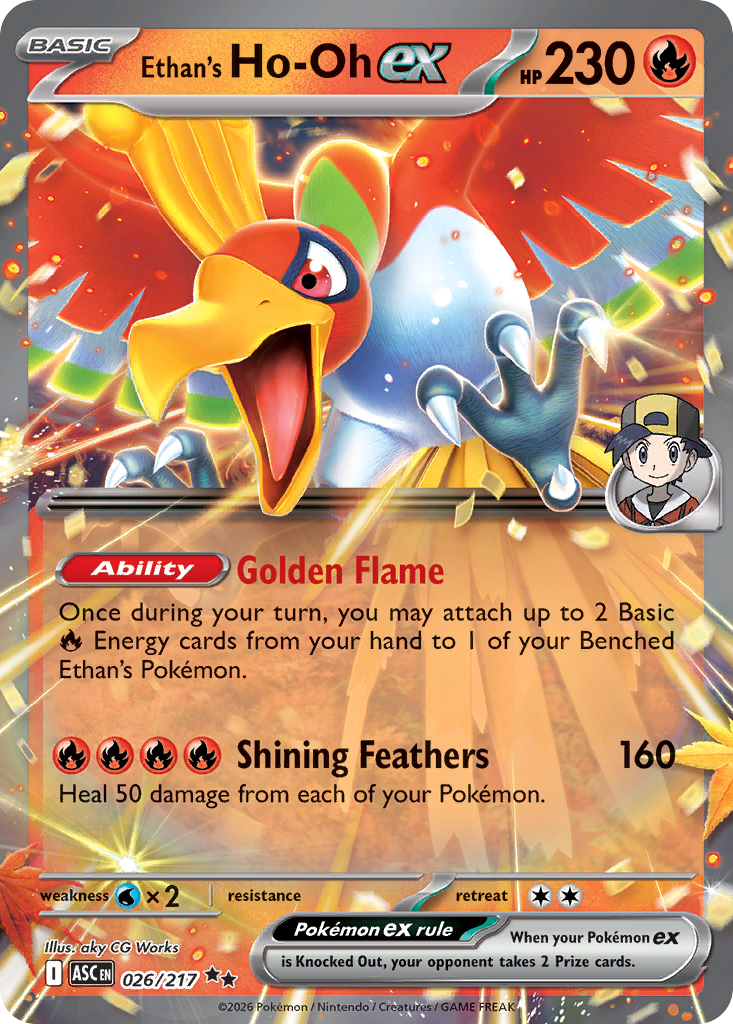 Ethan's Ho-Oh ex 26/217 Ascended Heroes