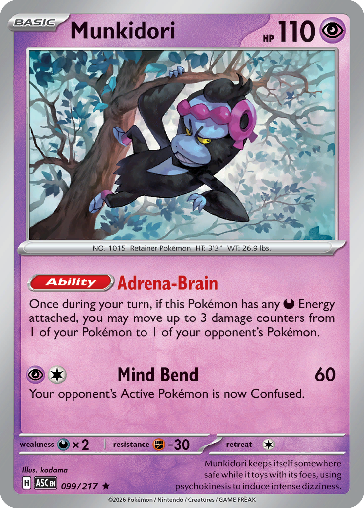 Munkidori 99/217 Ascended Heroes