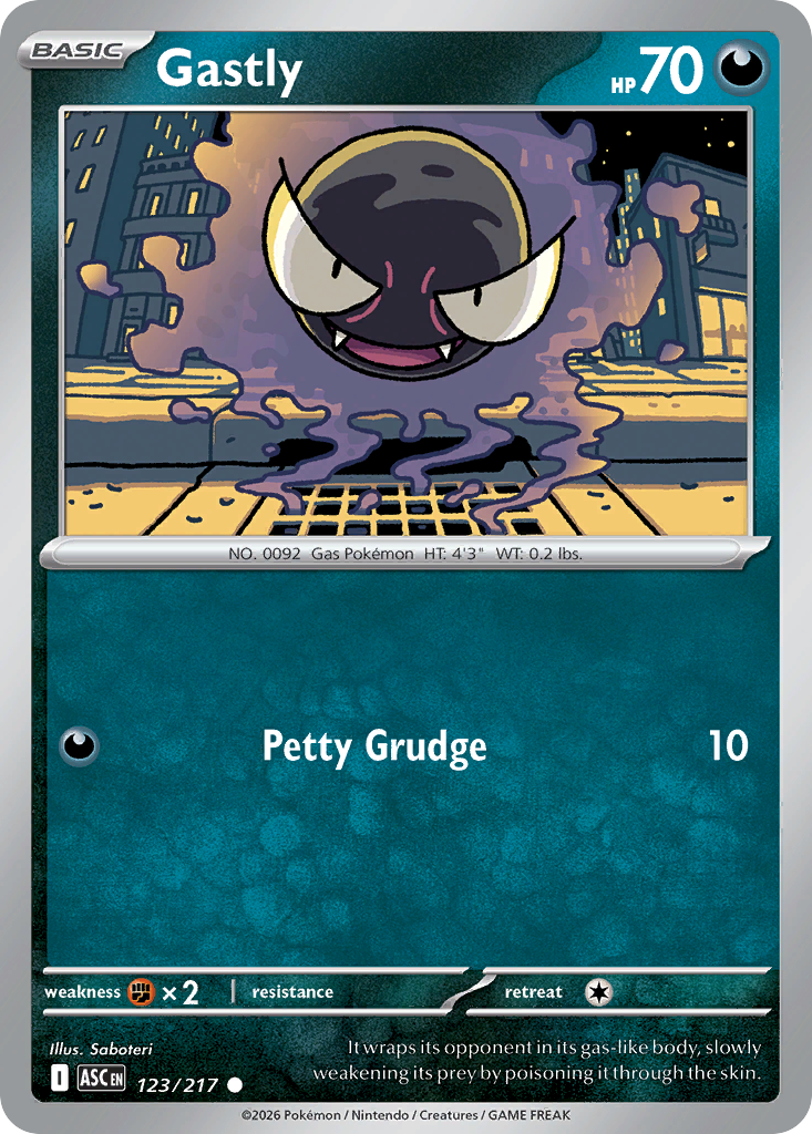 Gastly 123/217 Ascended Heroes