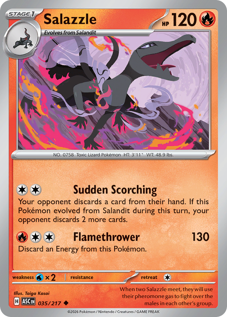 Salazzle 35/217 Ascended Heroes