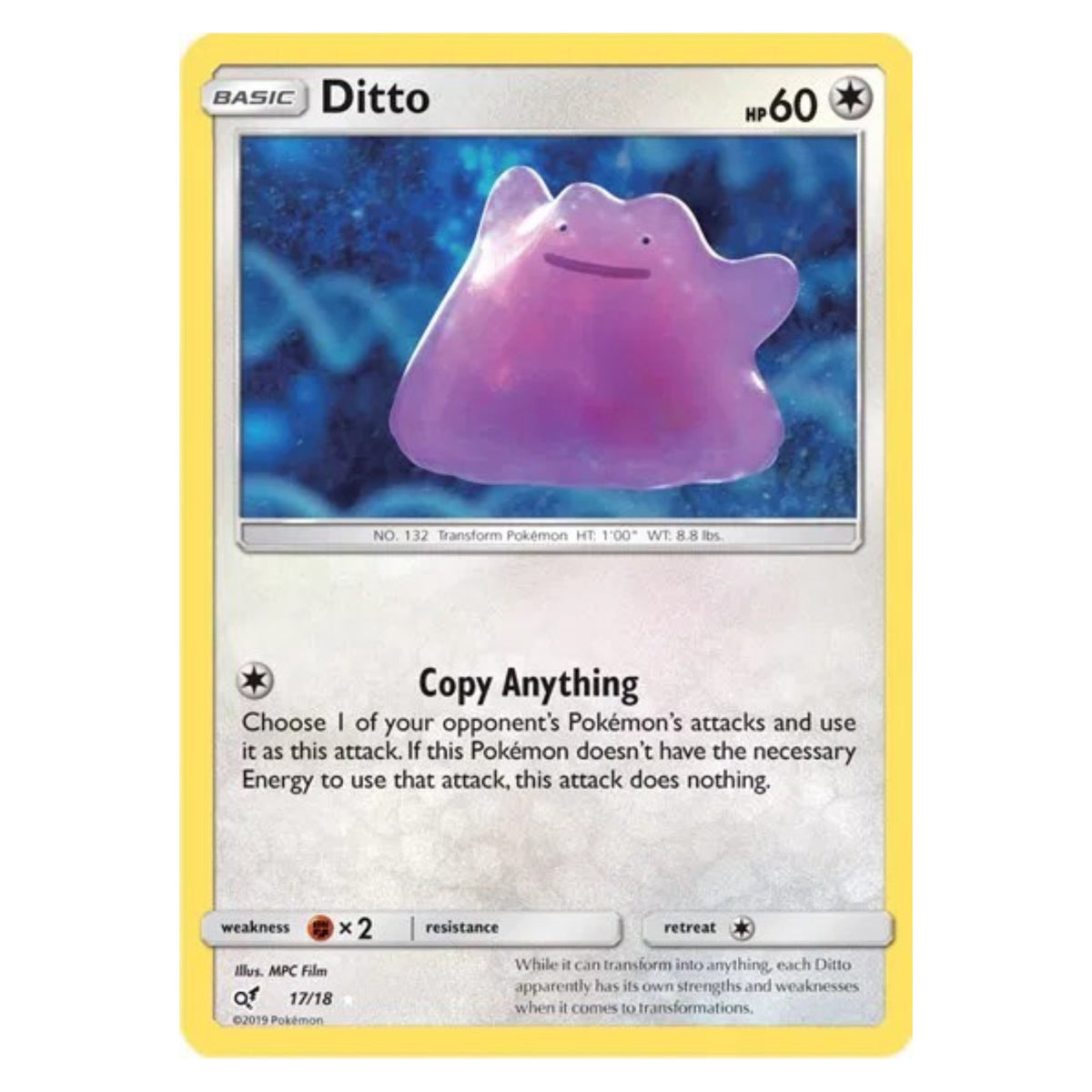 Pokemon Detective Pikachu 2 Card 1x Booster Pack