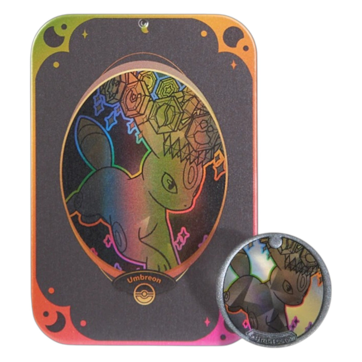 Pokemon TCG Chinese Terastal Gathering Metal Storage Tin - Umbreon
