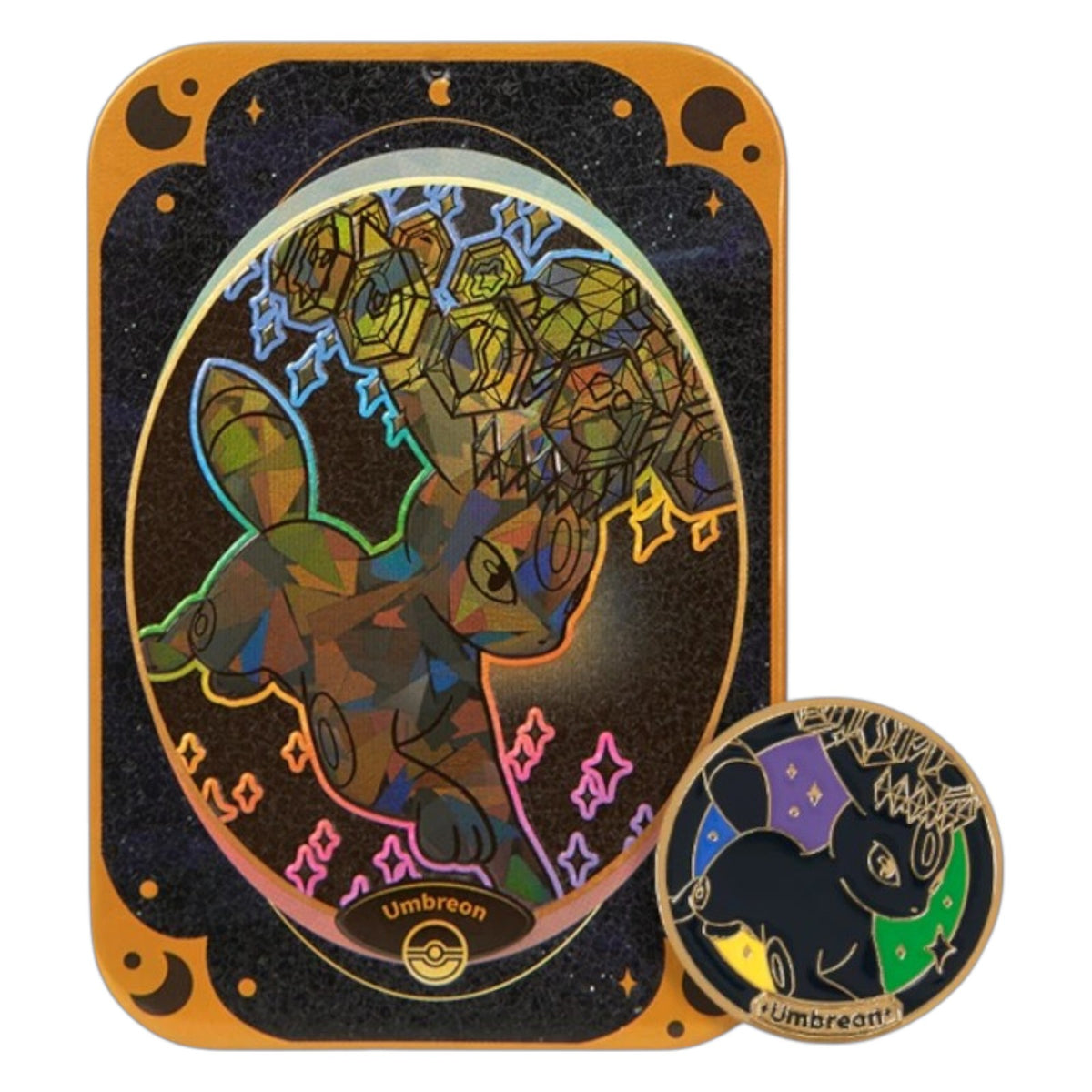 Pokemon TCG Chinese Terastal Gathering Metal Storage Tin - Umbreon