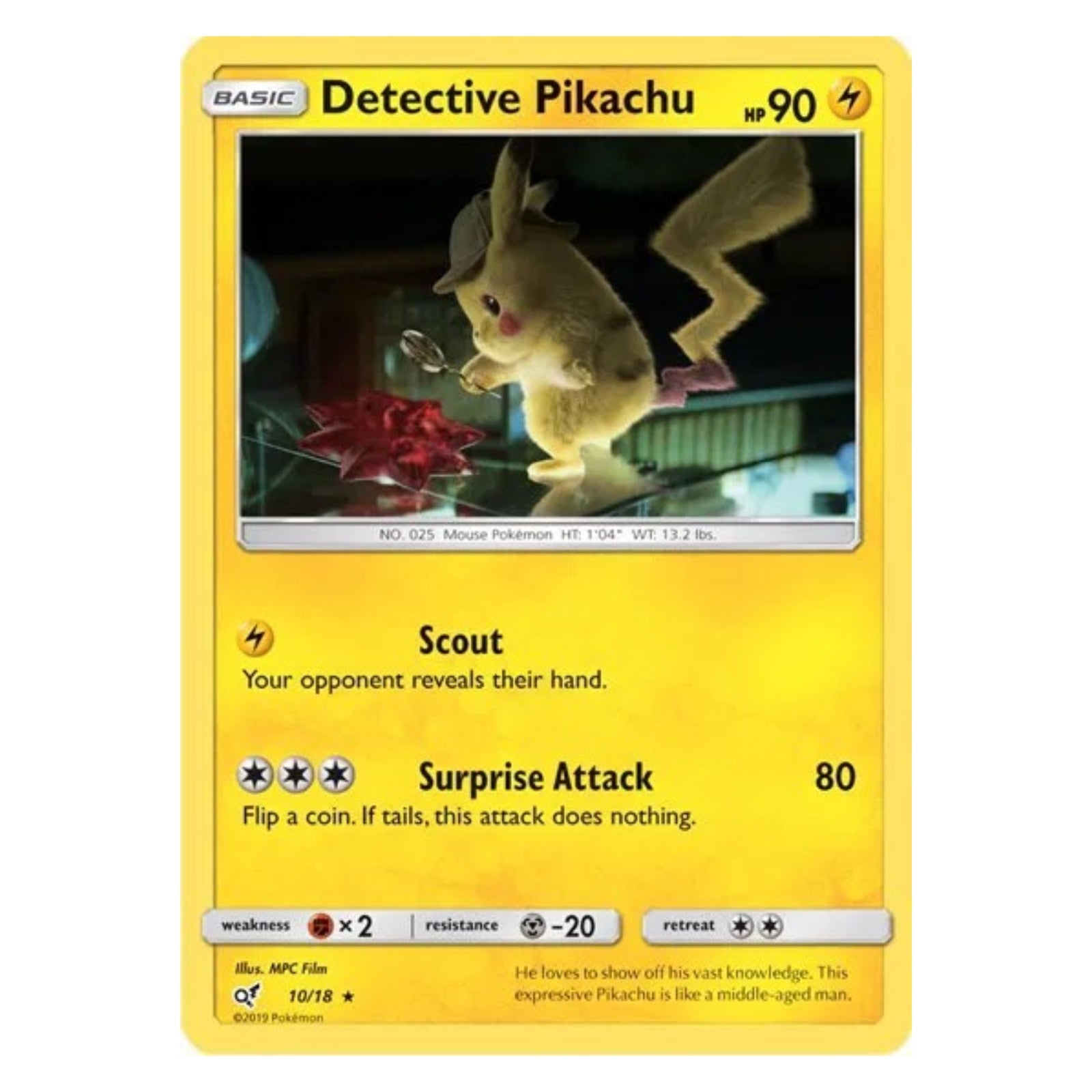 Pokemon TCG Detective Pikachu 1x Booster Pack