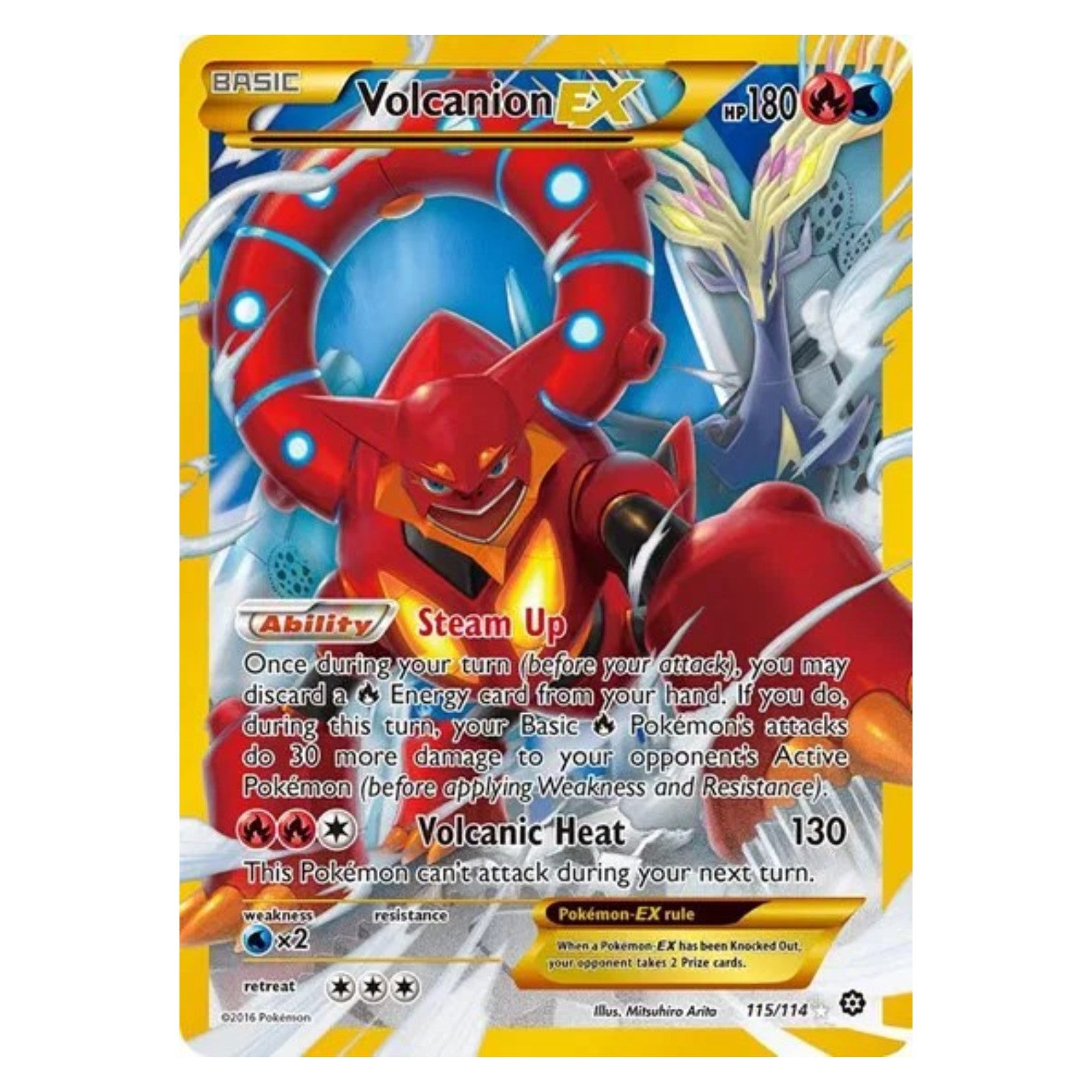Pokemon TCG XY Steam Siege 1x Sleeved Booster Pack