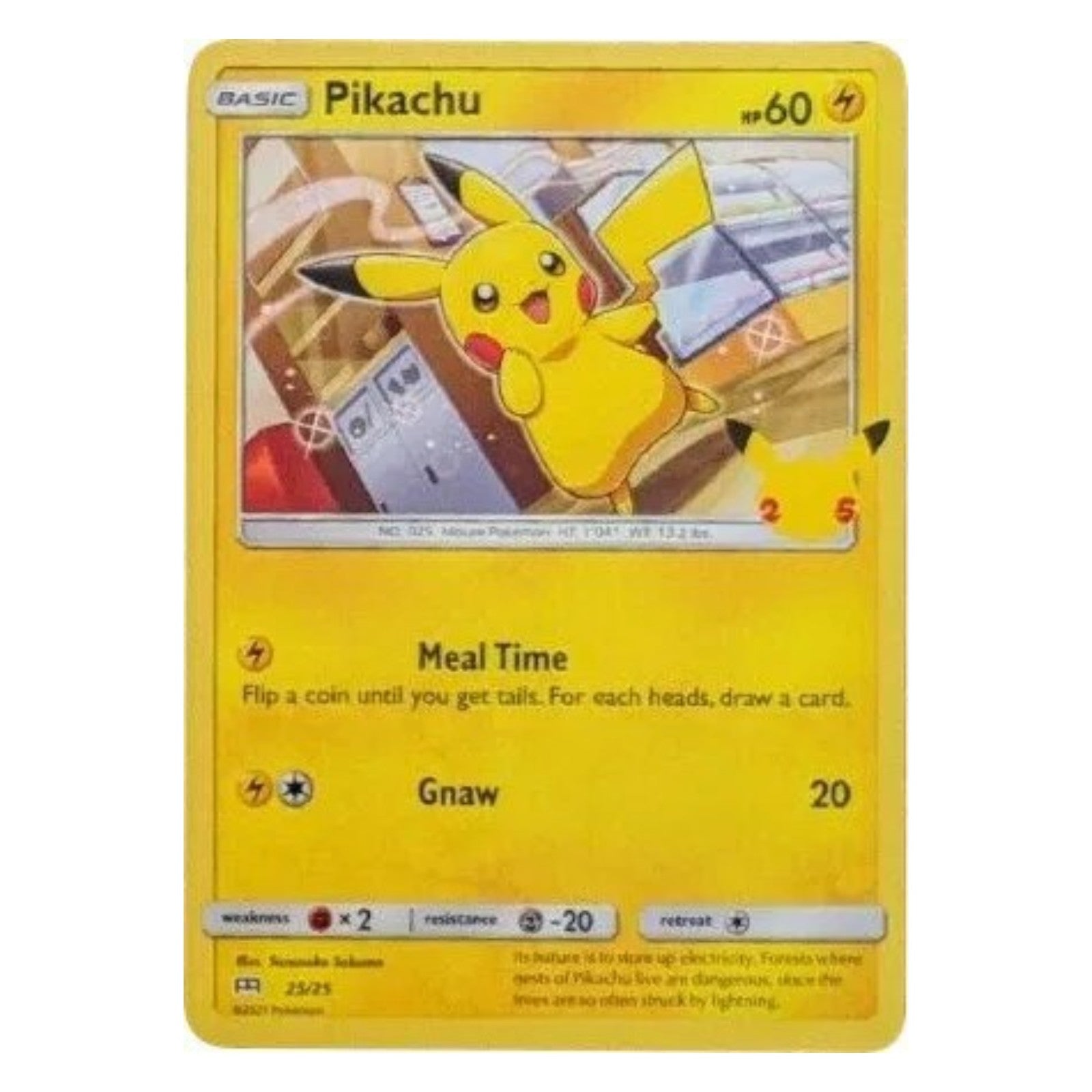 Pokemon TCG McDonald's 25th Anniversary 1x Booster Pack