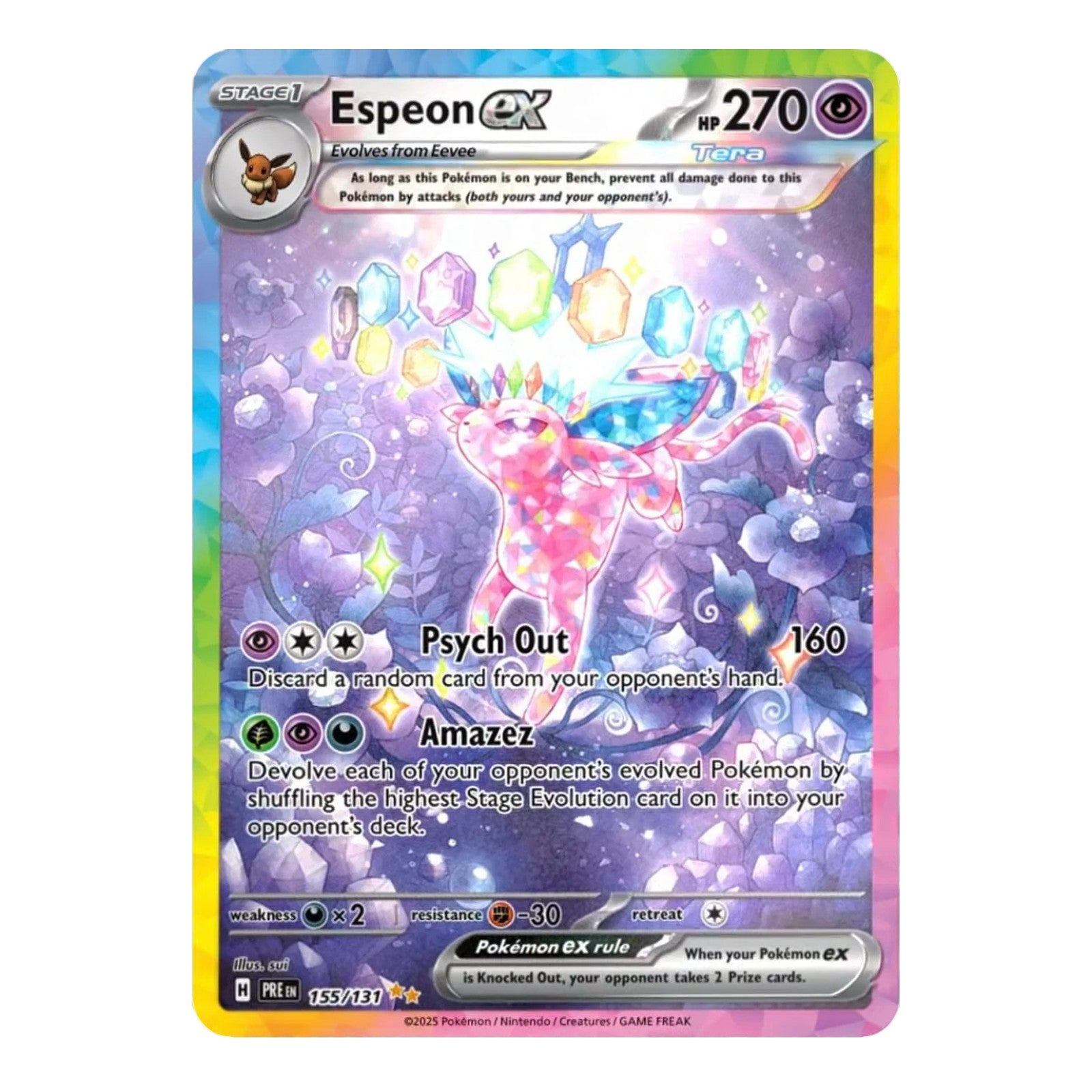 Pokémon TCG S&V 8.5 Prismatic Evolutions Accessory Pouch Special Collection