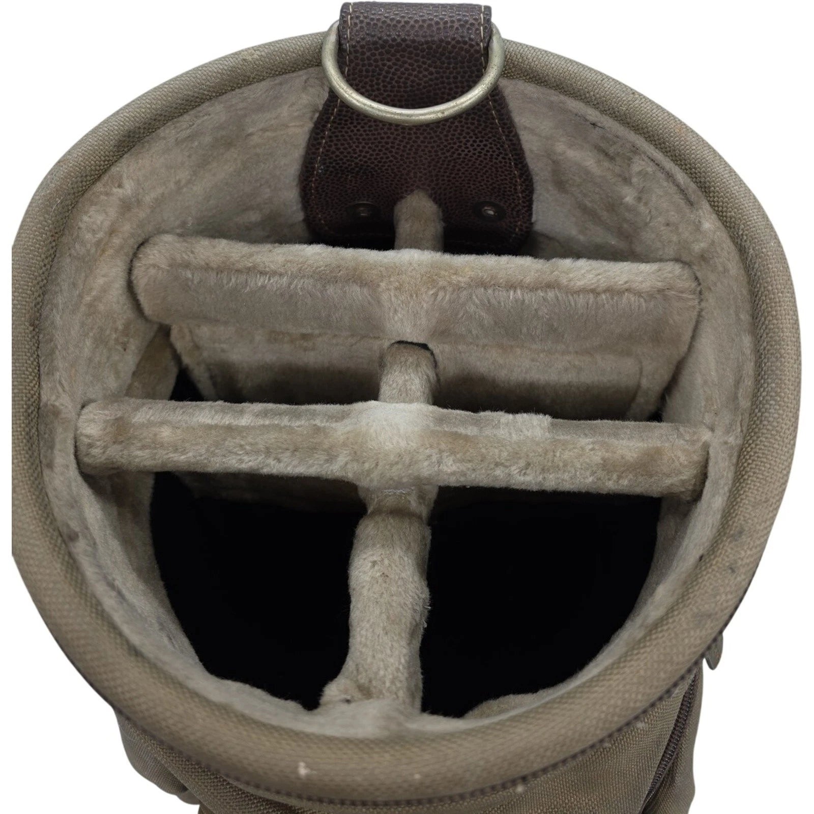 King Cobra Outback by Belding Sports 6 Way Green Brown Golf Stand Carry Bag