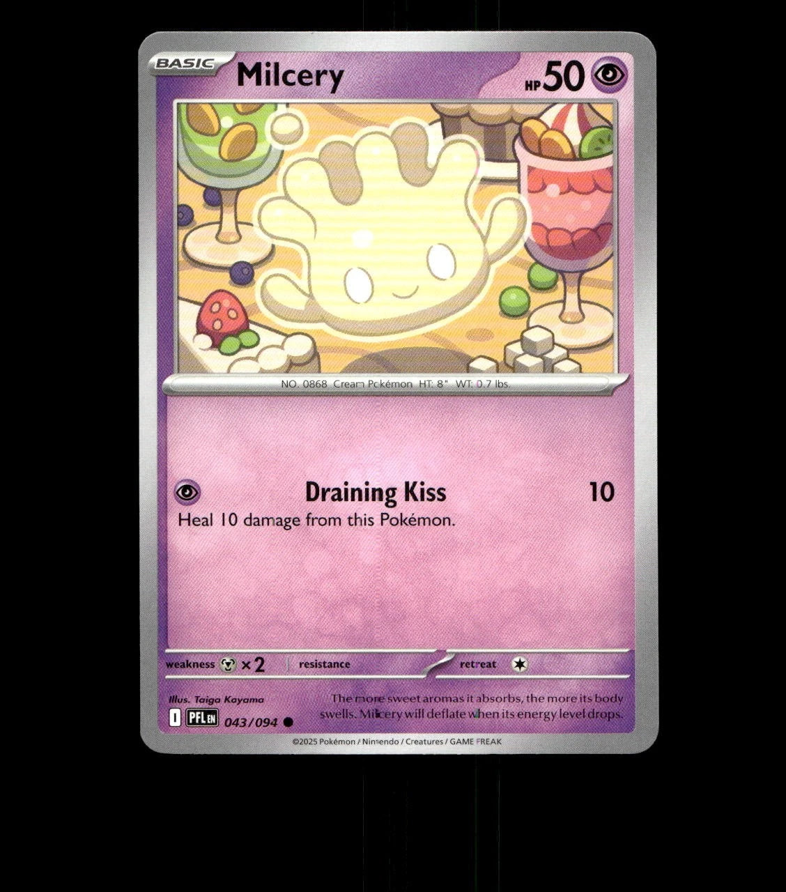 Milcery – 043/094 – Phantasmal Flames – Near Mint