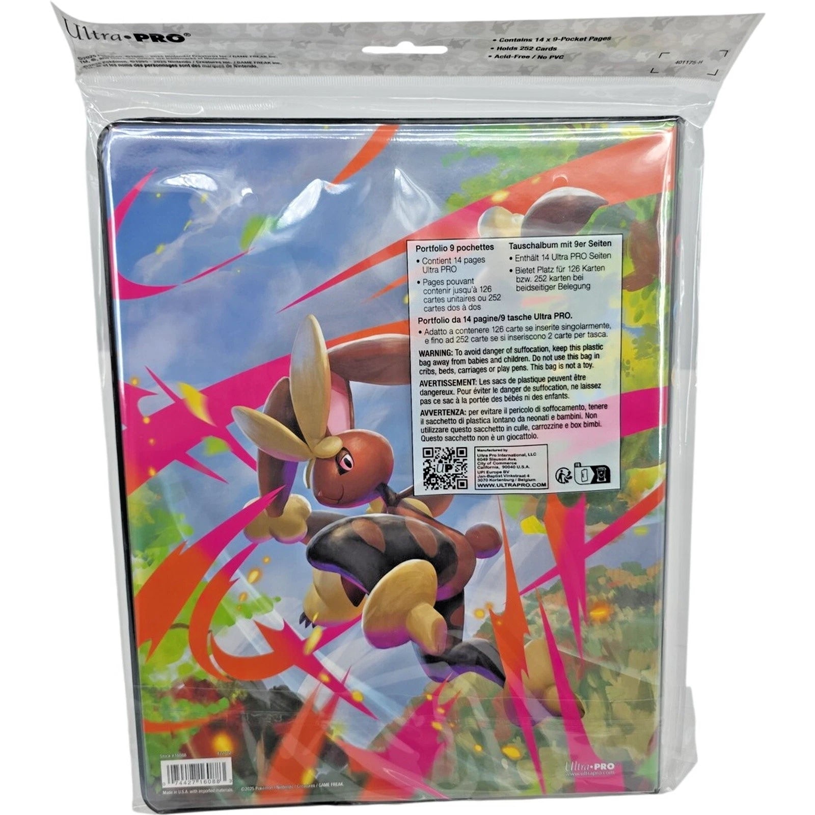 Ultra Pro Pokemon Phantasmal Flames Charizard 9 Pocket Binder Portfolio