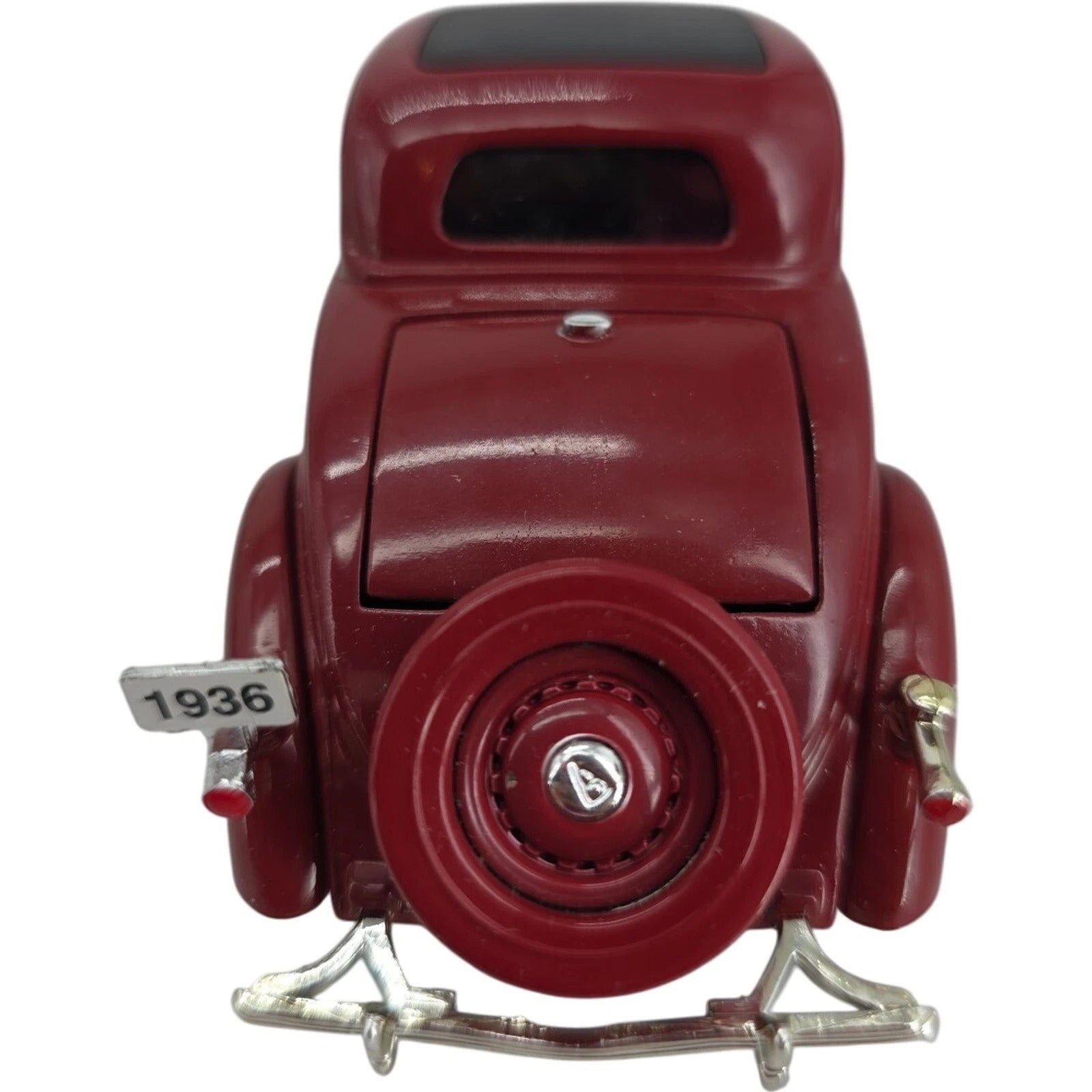 Golden Age of Ford 1936 Model 68 5-Window Coupe Dark Red Collectors Card