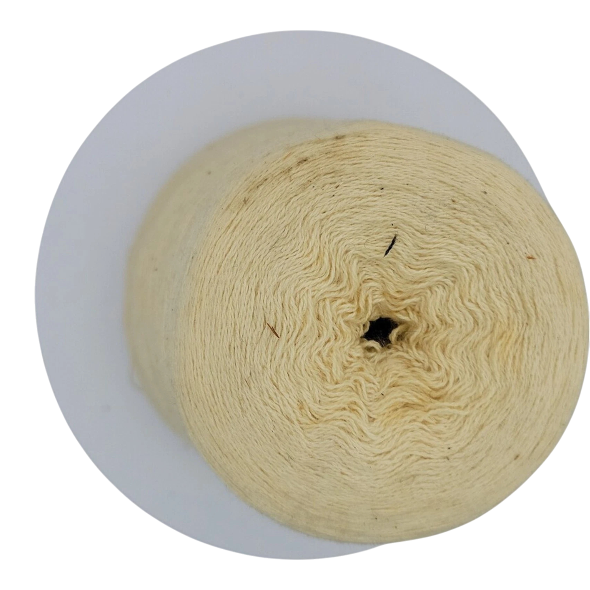 Dixie Yarns 16/2 Natural Cream Vintage Knitting Weaving Yarn Cone Lot 56943