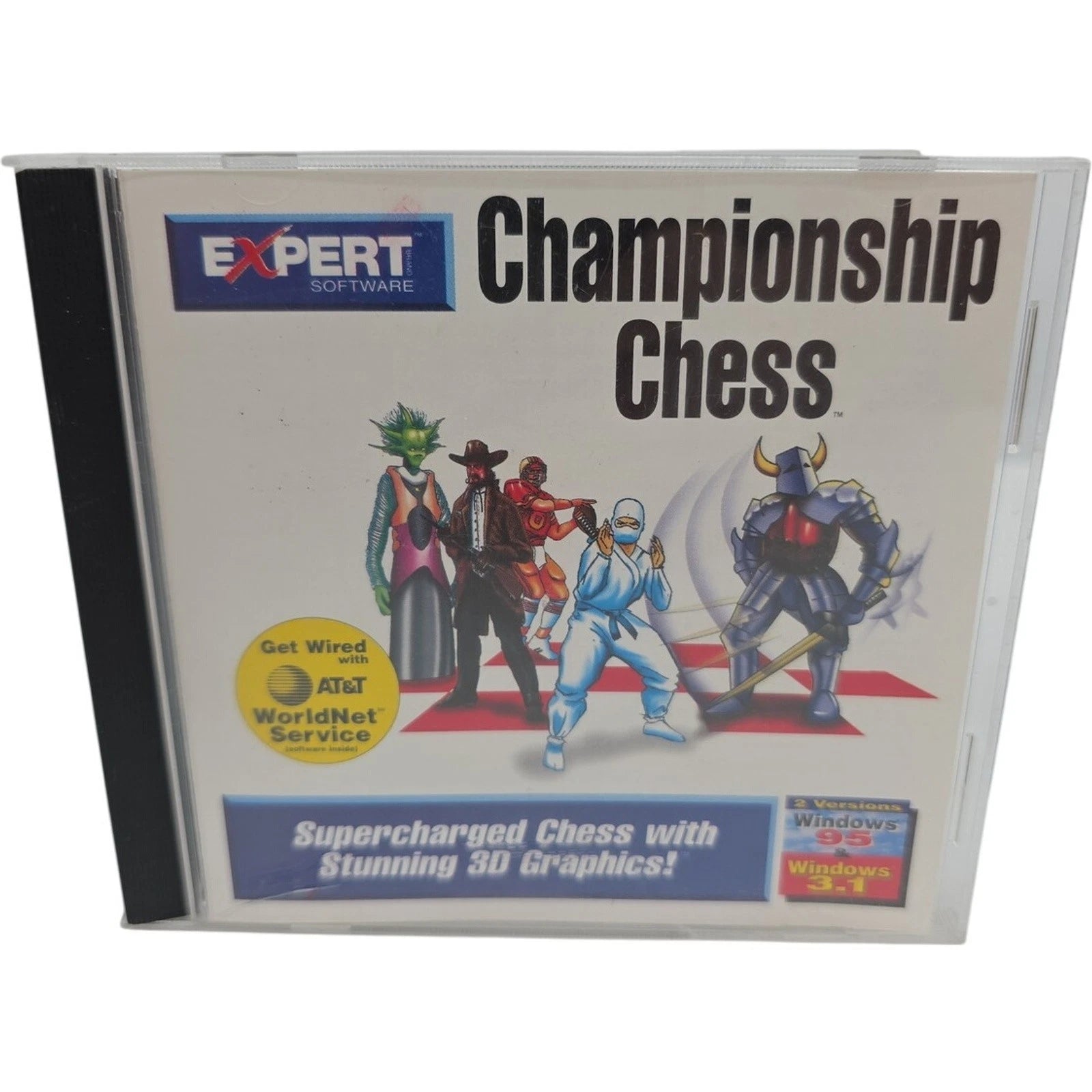 Expert Software Championship Chess PC CD ROM 1995 Windows 95 Expert Software