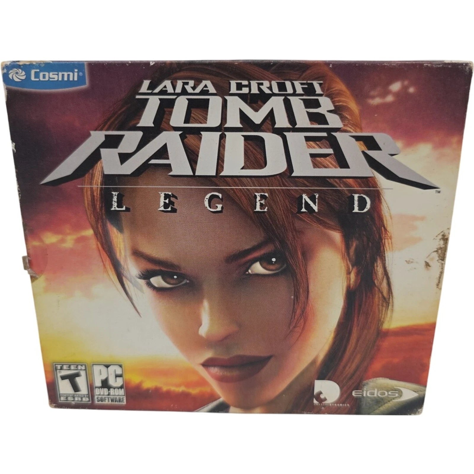 Lara Croft Tomb Raider Legen Windows PC DVD ROM 2006 w/ SlipCover Eidos Cosmi