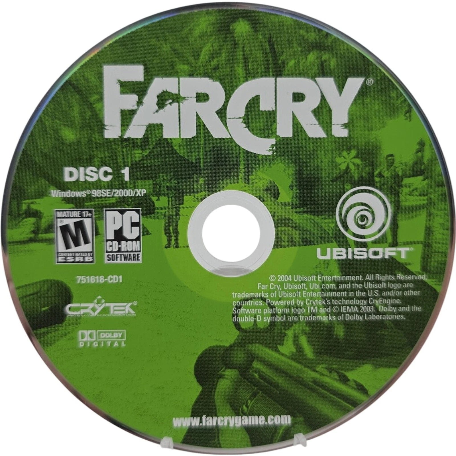 Far Cry PC Game 2004 by Ubisoft 5 Disc Set Complete Tested