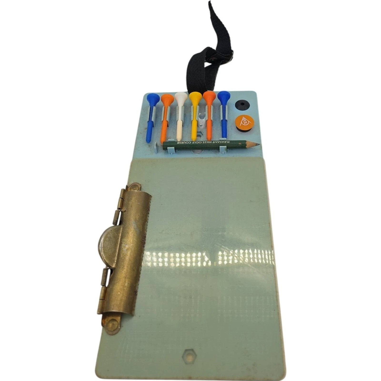 Portable Golf Scorecard Holder Clipboard With Accessories