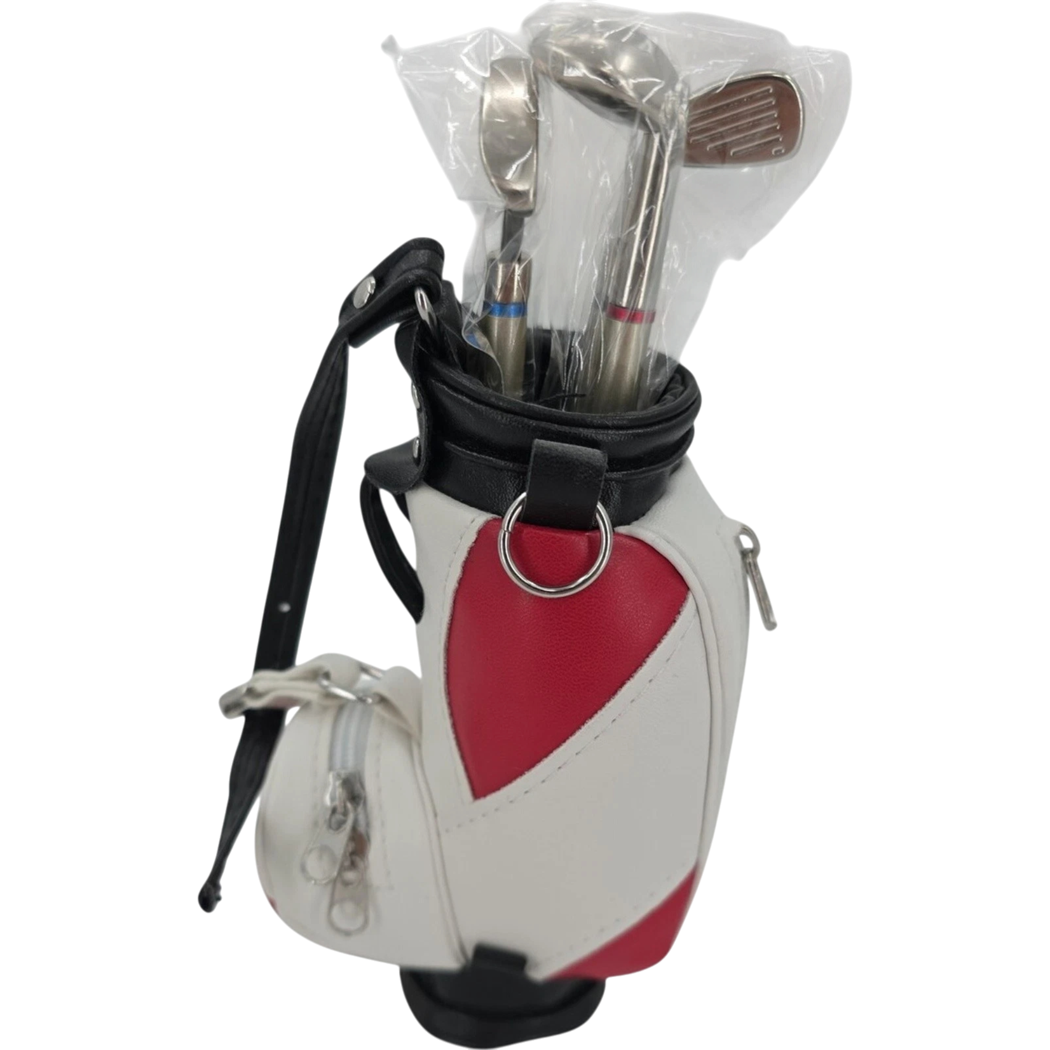 Dashing Golf Pen Set Mini Bag w/ 3 Club Pens Black Red Blue Ink Unused with Box