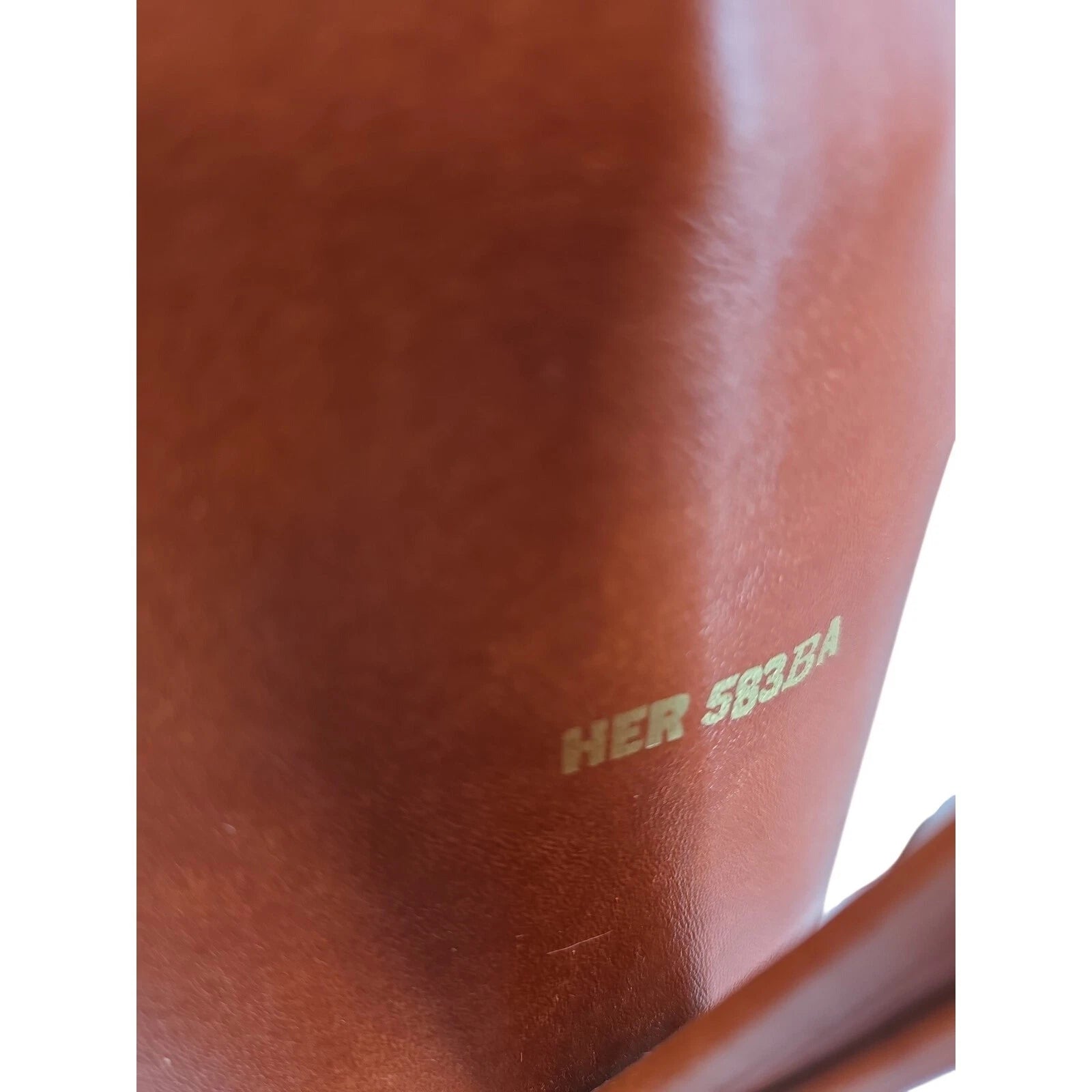 Palmer ProGroup Inc Vintage Brown Leather Golf Bag 15-Way Divider Cart Bag