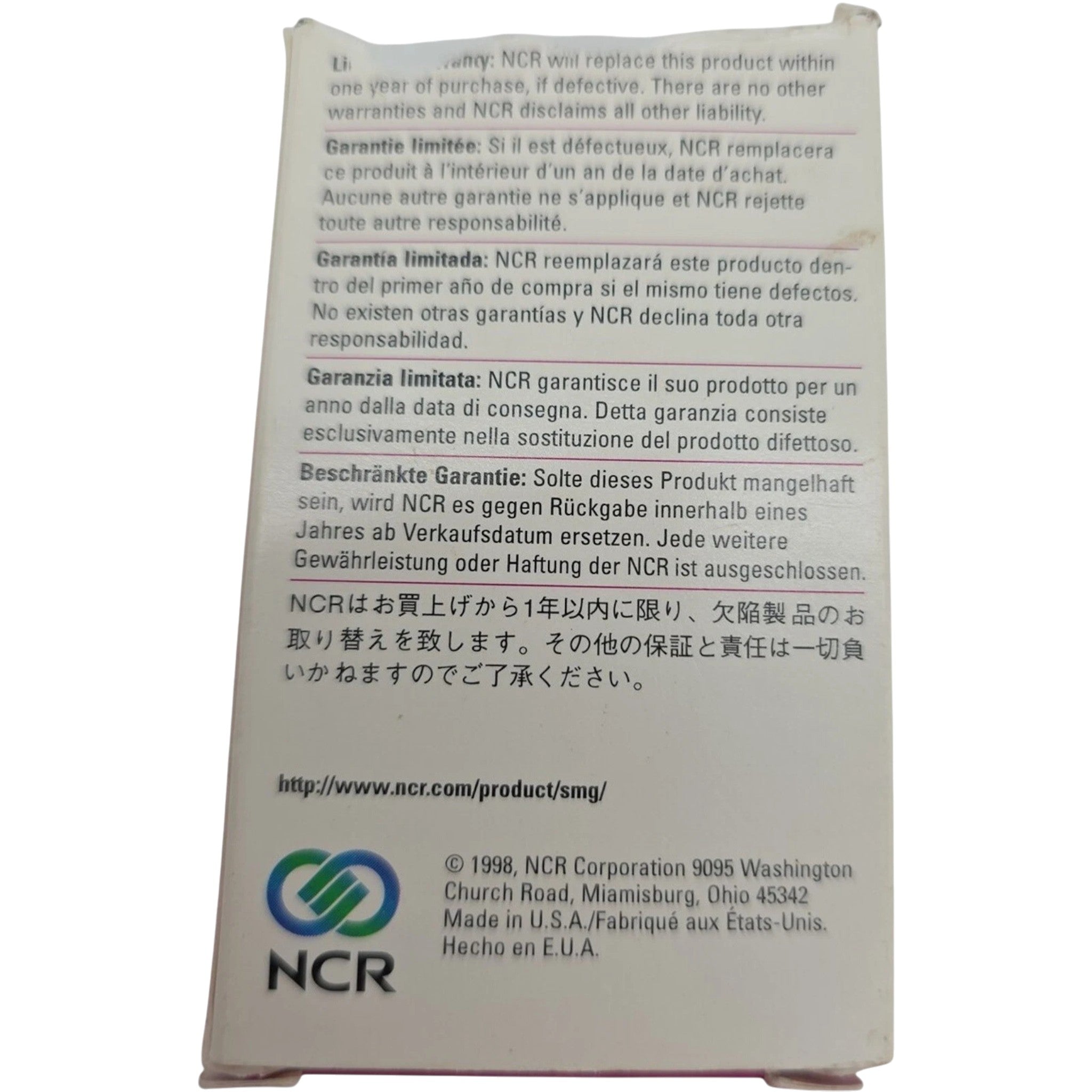 NCR Universal Calculator Ribbon Black/Red Premium Printer Ribbon 1/2 x