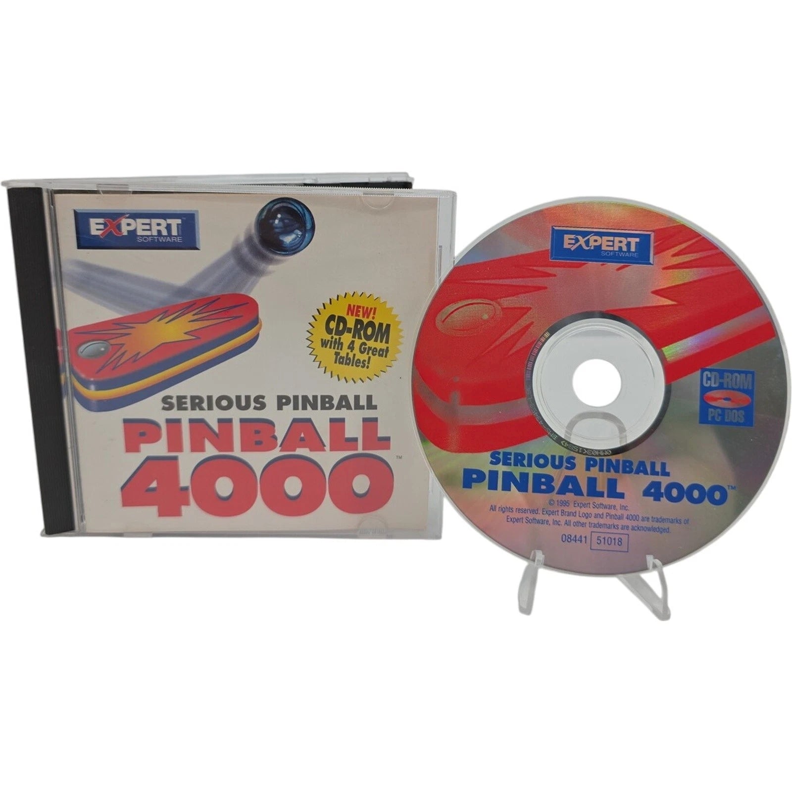 Serious Pinball 4000 PC CD-ROM 1995 with 4 Great Tables Expert Software