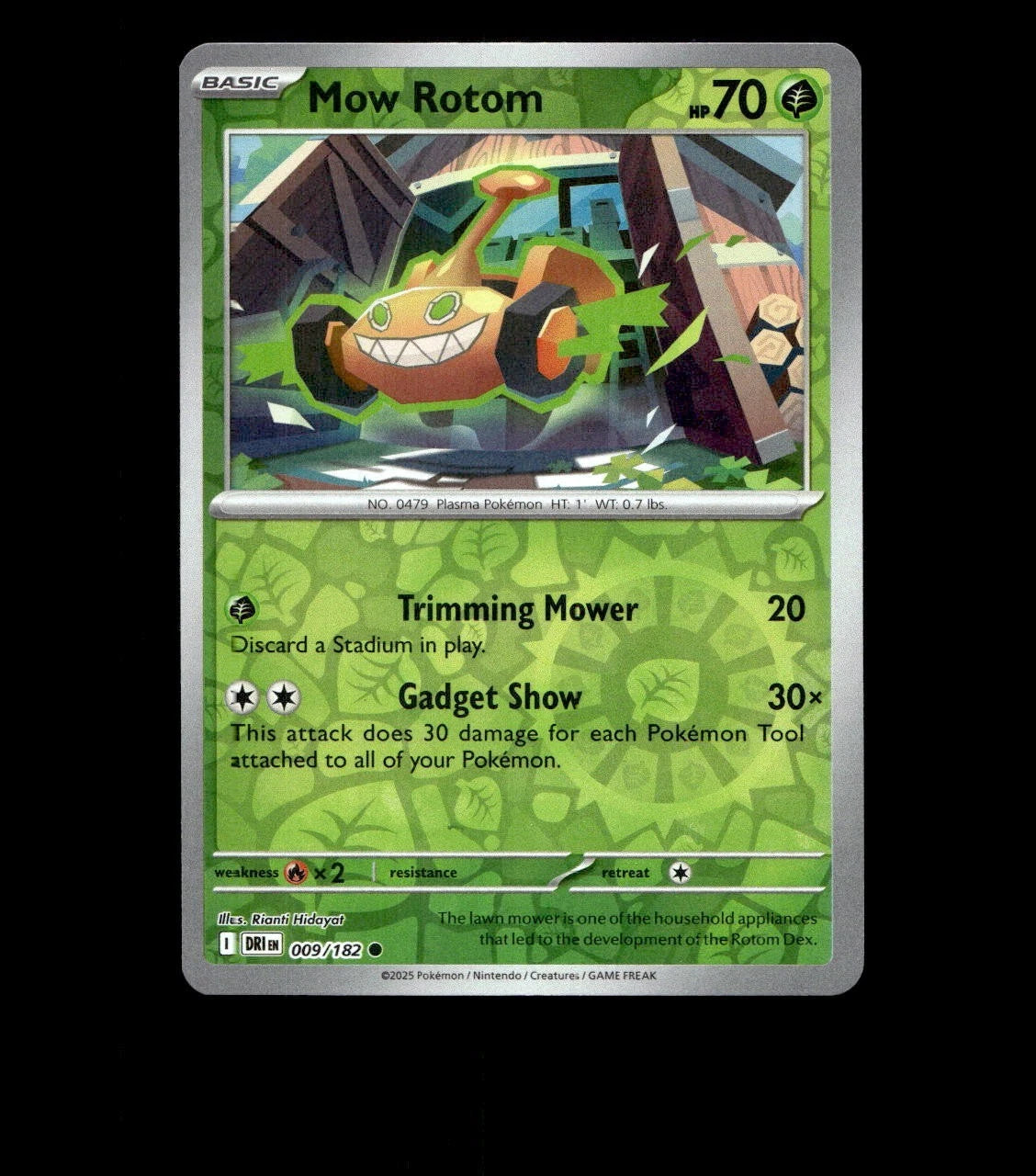 Mow Rotom – 009/182 – Destined Rivals – Reverse Holo Near Mint