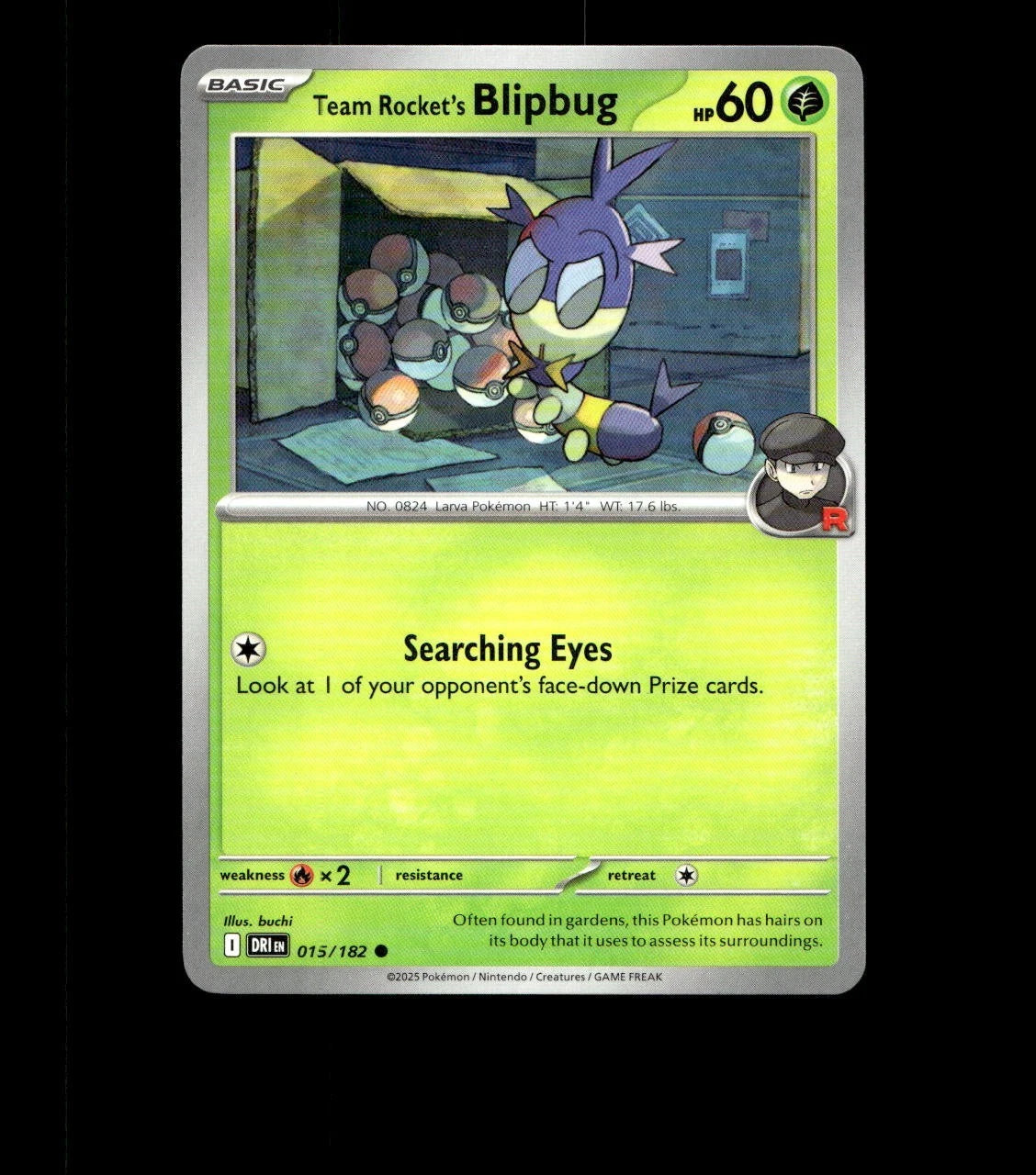 Team Rocket’s Blipbug – 015/182 – Destined Rivals – Non Holo Near Mint TCG