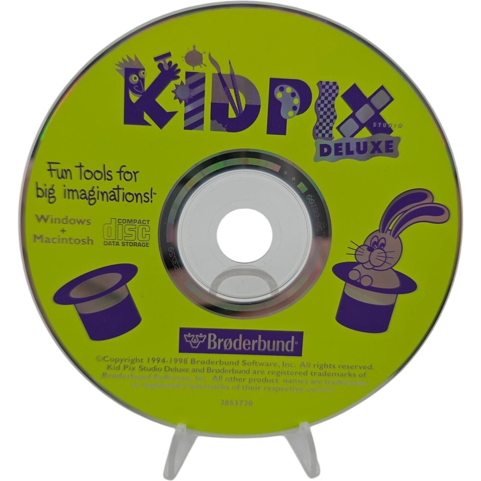Kid Pix Deluxe Studio CD-ROM 1994- 1998 Broderbund Windows 95 And Macintosh