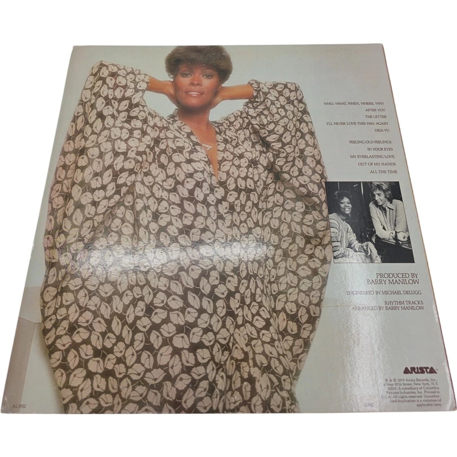 Lionel Richie Can’t Slow Down & Dionne Warwick Dionne Lot of 2 LP Vinyl