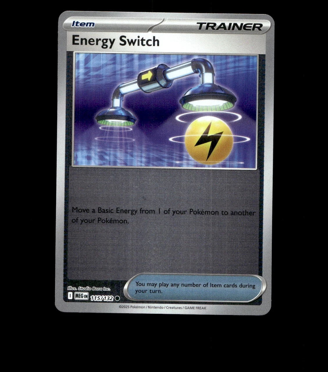 Energy Switch – 115/132 – Mega Evolution – Reverse Holo – Near Mint Pokemon TCG