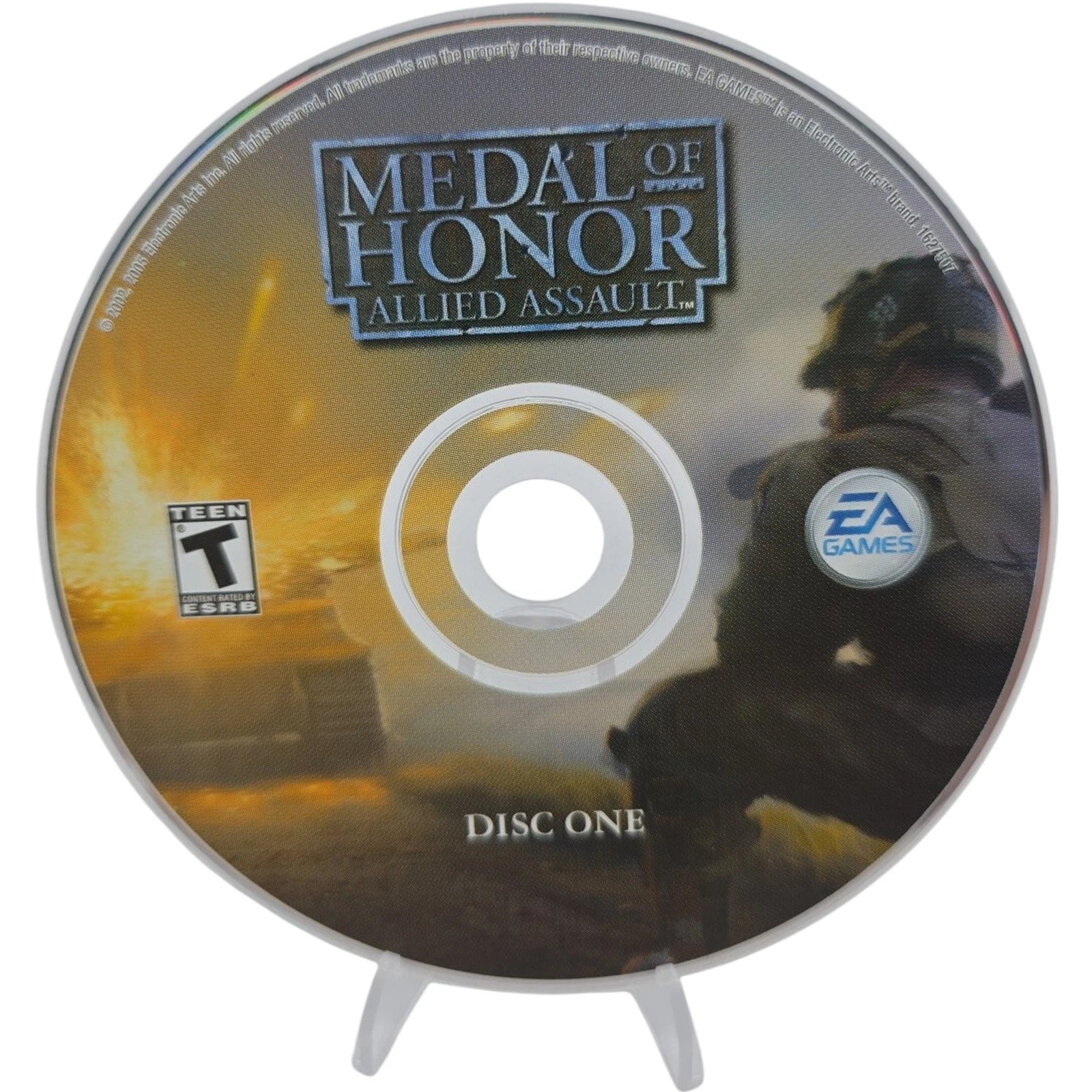 Medal of Honor Allied Assault EA Games PC CD Rom 2005 2 Discs with Serial Code