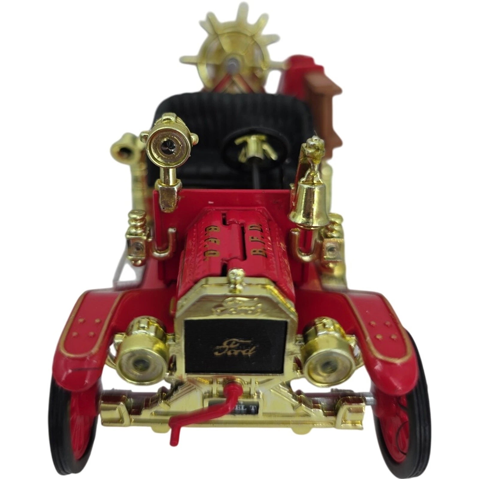 1914 Ford Model T Fire Engine National Motor Car Toy Fire Fighter Die Cast