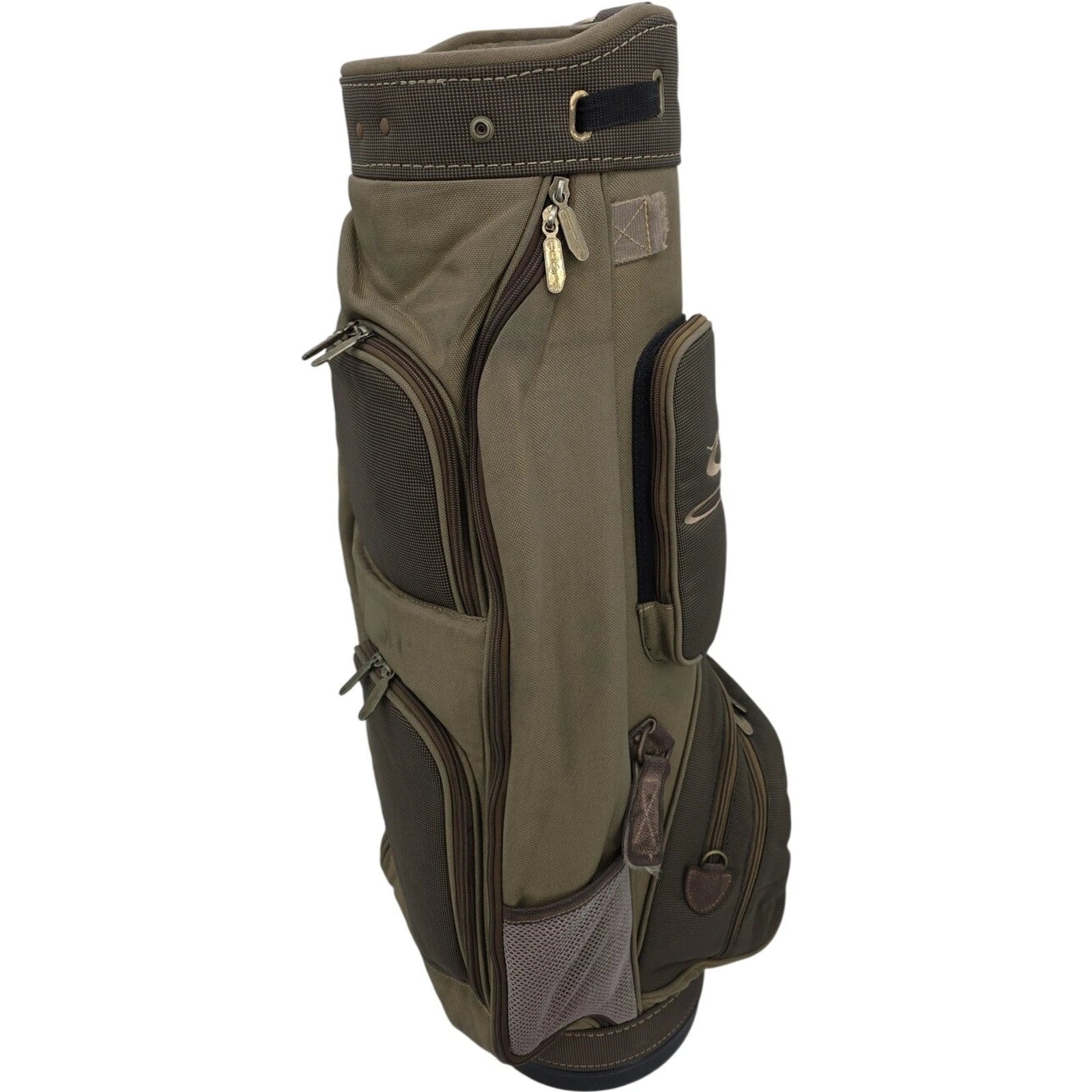 King Cobra Outback by Belding Sports 6 Way Green Brown Golf Stand Carry Bag