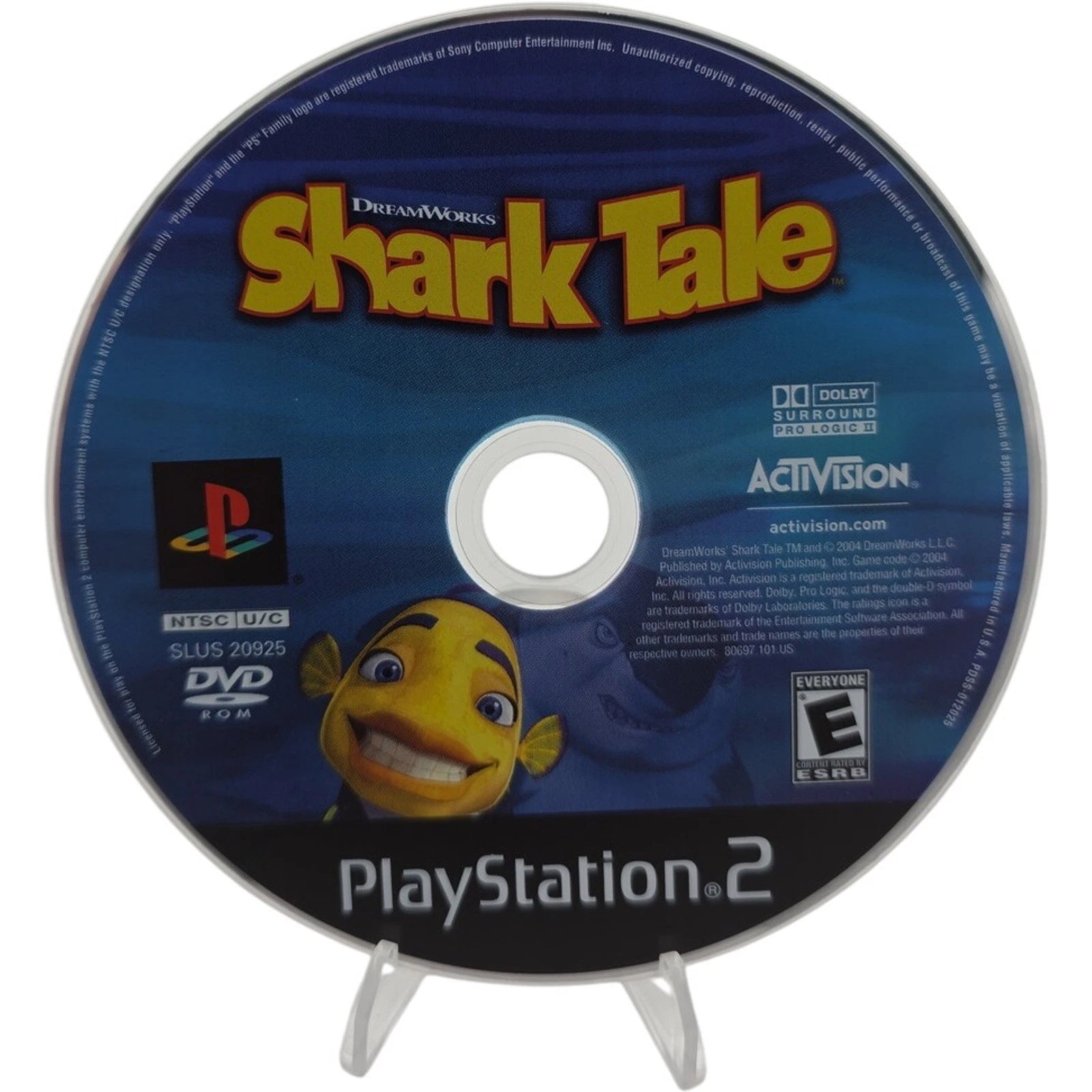 DreamWorks Shark Tale PlayStation 2 PS2 Activision 2004 Tested
