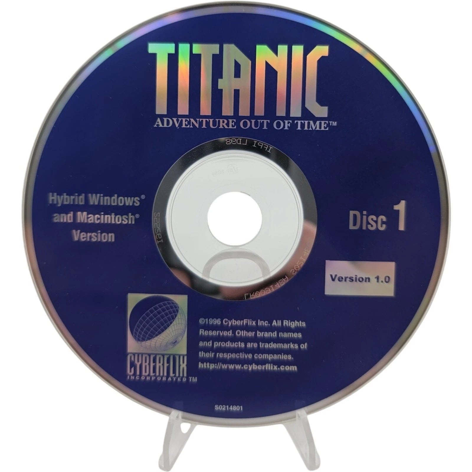 Titanic Adventure Out Of Time PC CD ROM Game Windows Mac 2 Disc Set Vintage 1996