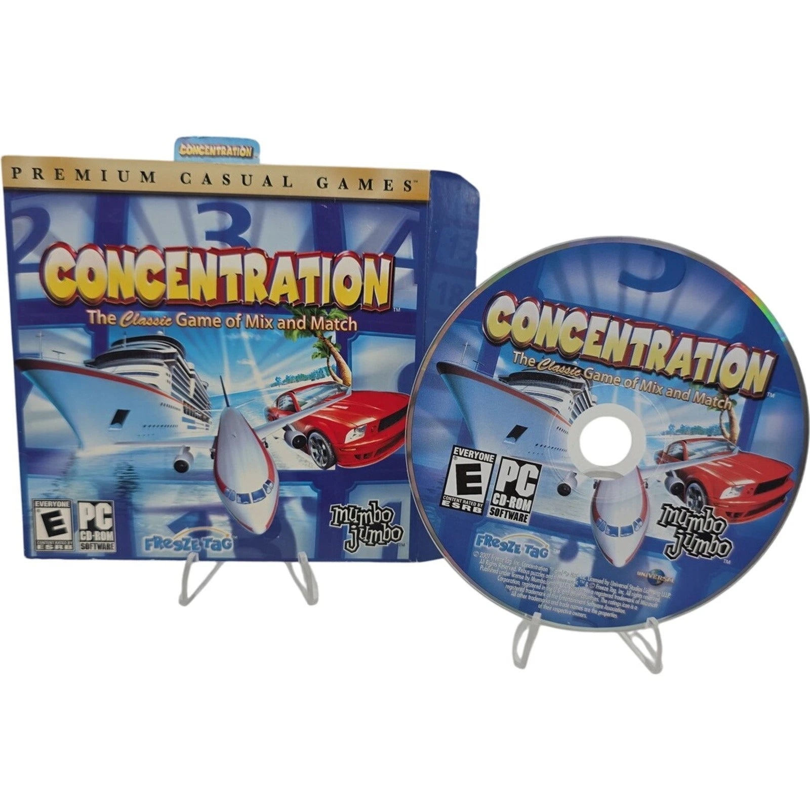 Video Game PC Concentration The Classic Game Of Mix And Match 2007 Mumbo Jumbo