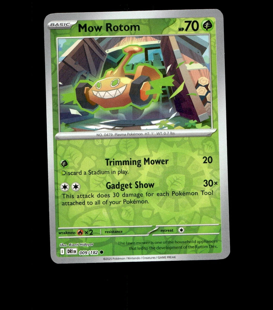 Mow Rotom – 009/182 – Destined Rivals – Reverse Holo Near Mint