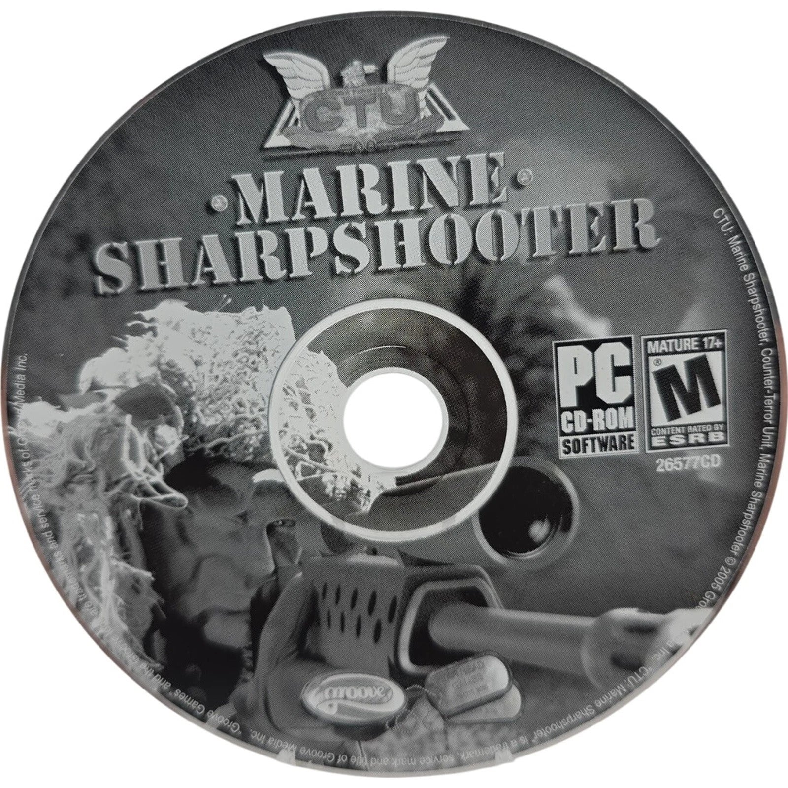 Marine Sharpshooter One Shot One Kill PC CD ROM Game Groove Games 2005