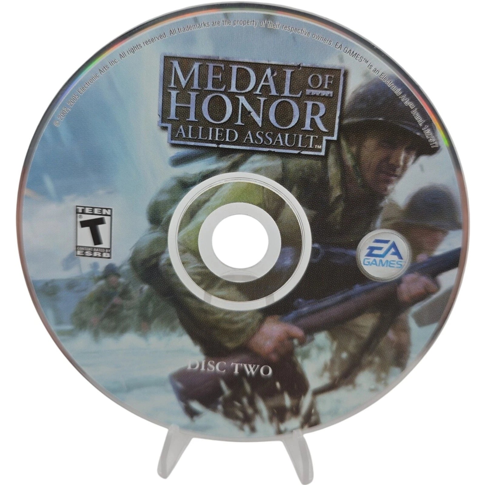 Medal of Honor Allied Assault EA Games PC CD Rom 2005 2 Discs with Serial Code
