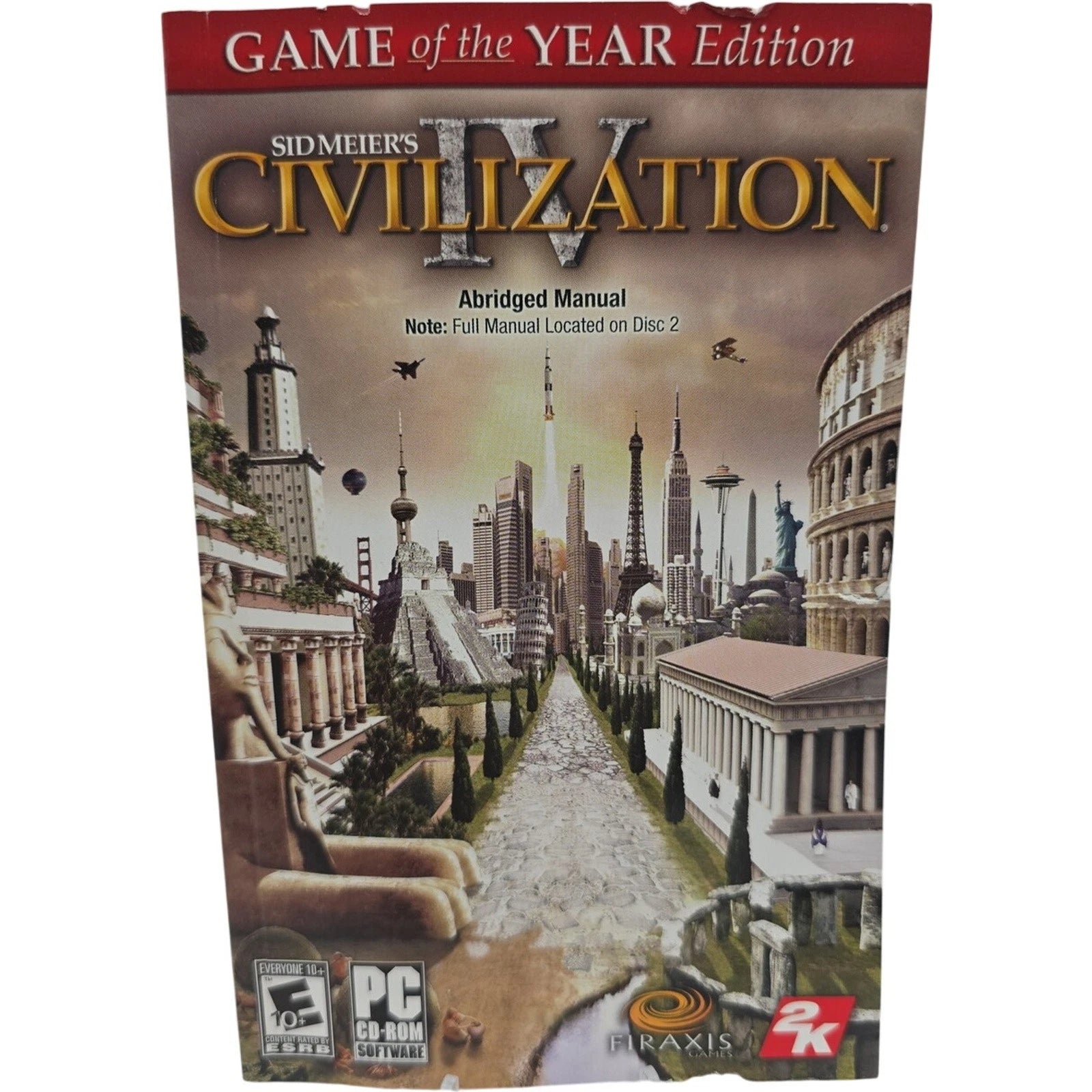 Sid Meier’s Civilization IV 2005 PC CD ROM Game Complete Tech Tree Included