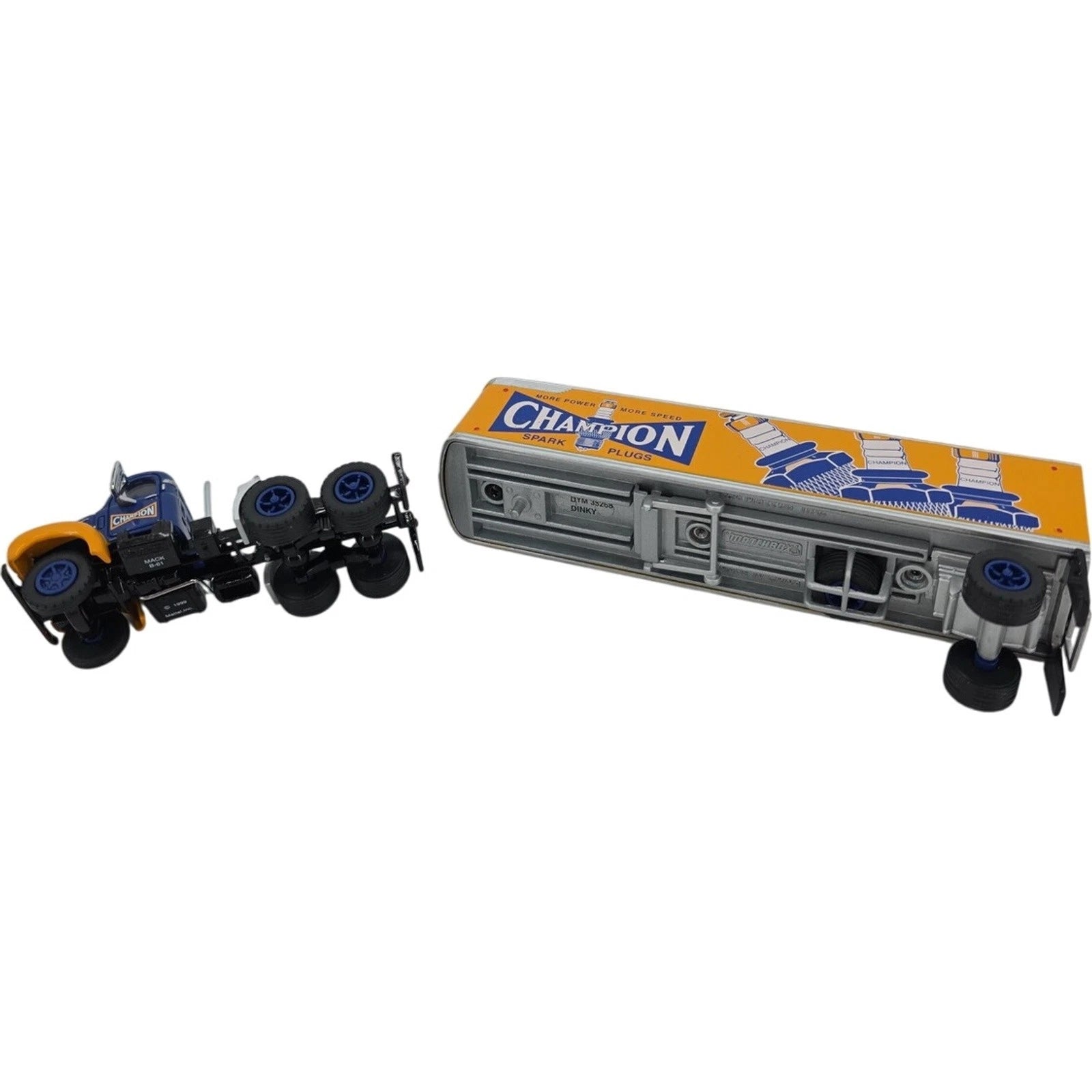 Matchbox Dinky DYM35268 Champion Spark Plugs Semi Truck Tractor Trailer